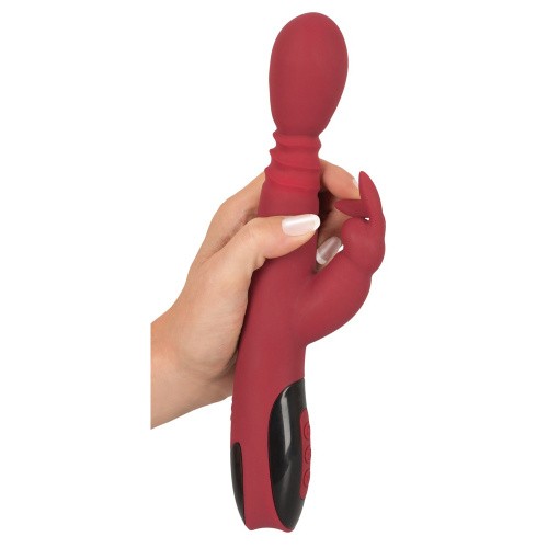 Orion Hi-tech Silicone Rabbit Vibrator - вібратор кролик з поштовхами, обертанням та функцією підігріву, 26.5х4.1 см - купити в Києві, Україні